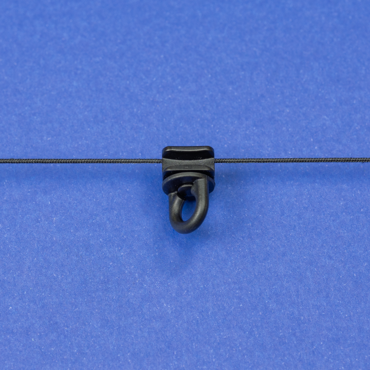 Gleiterkordel drehbar 80mm, 6mm Laufnut