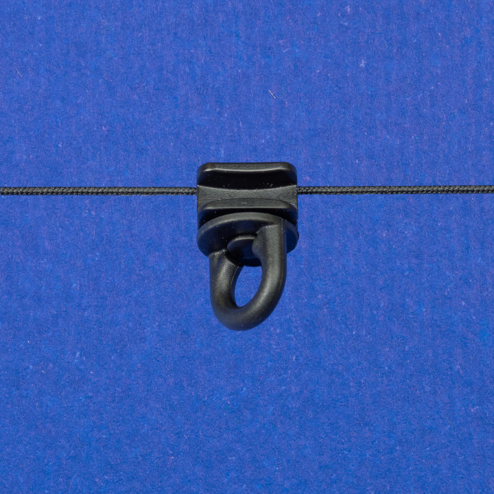 Gleiterkordel drehbar 80mm, 6mm Laufnut